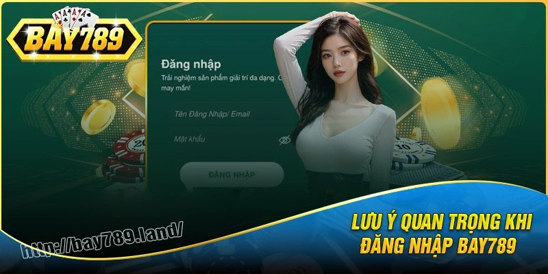Những lưu ý quan trọng khi đăng nhập bay789